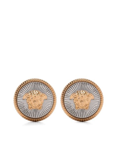 farfetch versace head studs